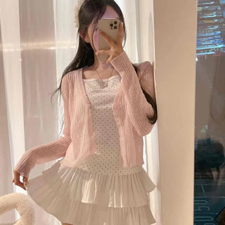 Frill Tiered Flare Daily Mini Skirt