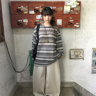 [UNISEX] Himin Summer Knit Long Sleeve Tee