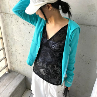 O-ring Waffle Zip-up