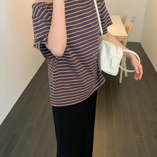 Striped Off-Shoulder Top