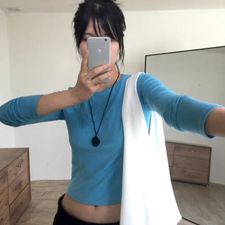Tencel Basic Long Sleeve T-shirt