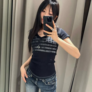 *Vintage* American Vintage V-Neck Slim Tee - American Vintage V-Neck Slim Tee