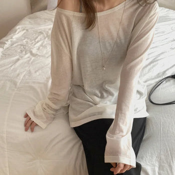 Bayer off-shoulder tee