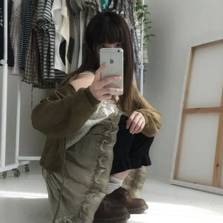 Bring Net Hooded Cardigan