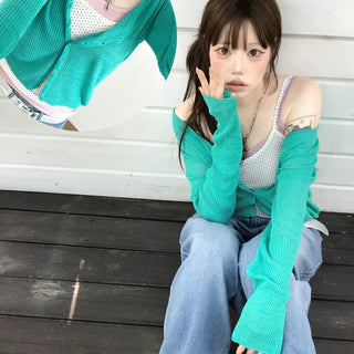 Aurora Daily Linen V-neck Cardigan (4 colors)