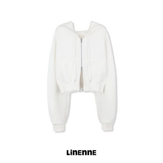 dazzling 2way crop zip up