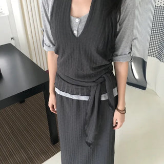 Knit Sleeveless Halter Top