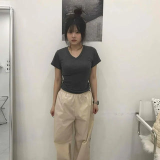 Ruby Plain Slim Fit Daily Short Sleeve T-shirt
