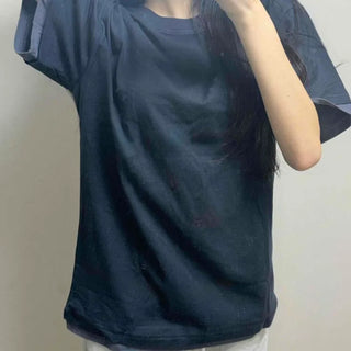 Oversized Loose Fit Plain Basic Short Sleeve T-shirt