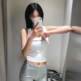 Regular Fit Lettering Straight Daily Shorts