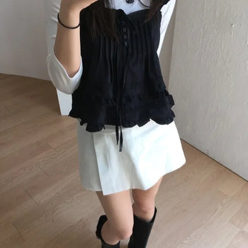 Blly Frill Sleeveless Blouse