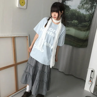 Our Boxy Fit Lettering Short Sleeve T-shirt