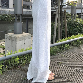*Stretchy Lace Story Stretchy Lace Long Skirt