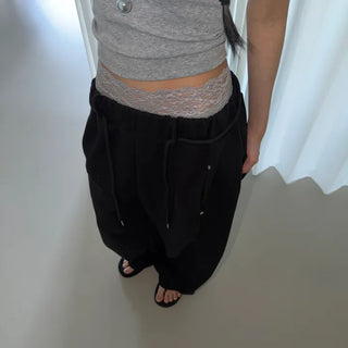 Pieta Sagging Lace Shorts