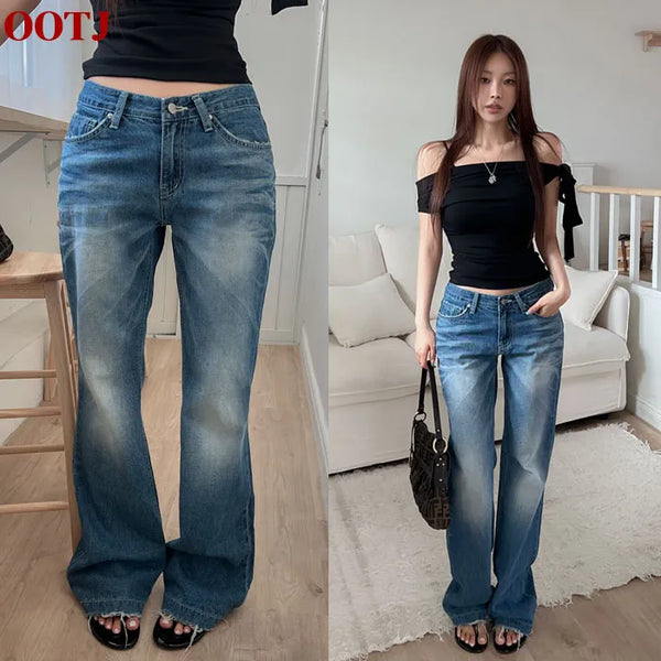 Bite Low denim bootcut pants