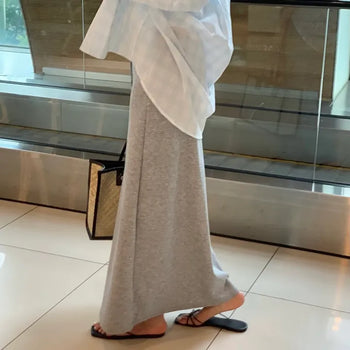 Honey's Elastic Maxi Long Skirt