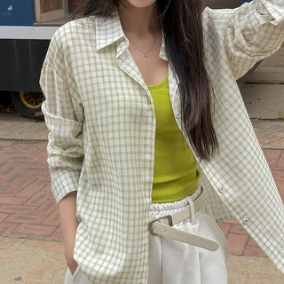 Lucy Check Long Sleeve Shirt