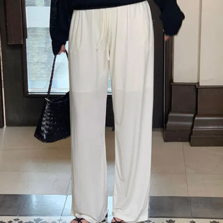 Summer Cooling Wide Elastic Waist Pants  Training Pants
