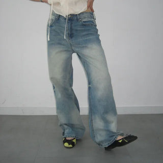 Curved Light Blue Denim
