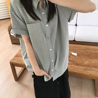 Rib Check Short Sleeve Shirt