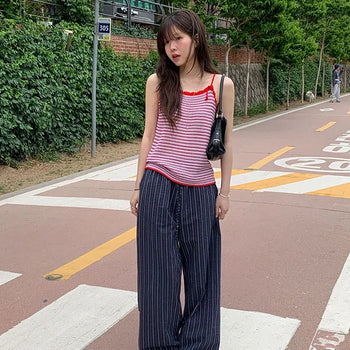 Jemi Knit Sleeveless Layered Sleeveless/Inner/Sleeveless/Layered/Strap Sleeveless/Crop/V-Neck Sleeveless/Bustier