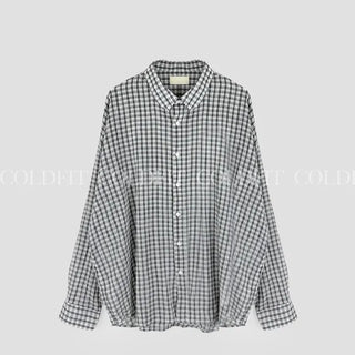 Summer Wrinkle Check Shirt