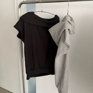 Perth hooded off short sleeves