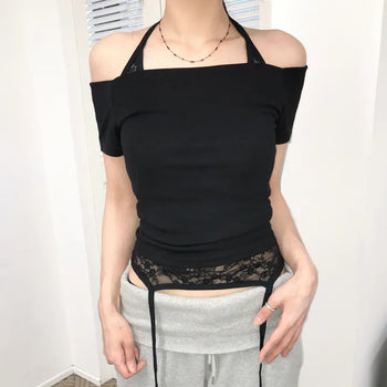 LACE LAYERED TOP / High-Quality Domestic Production / Fit Guaranteed