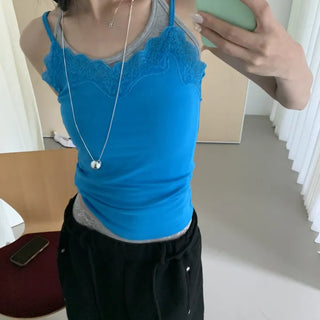 Queen's Lace V-Neck Sleeveless