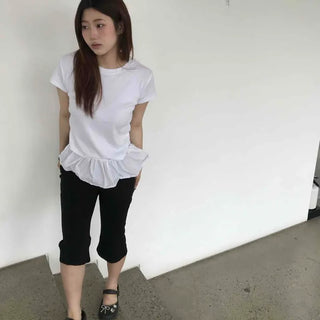 Regular Fit Button Straight Daily Shorts
