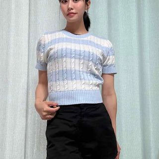 Regular Fit Striped Short Sleeve Daily