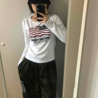 Printed Lettering Regular Fit Daily Long Sleeve T-shirt