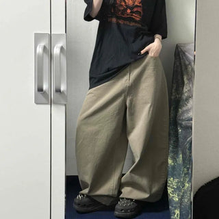 Loose-fit Wide Daily Long Pants