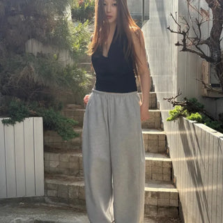 relaxed wide sweatpants