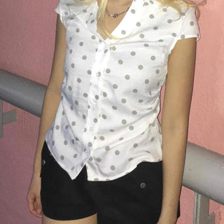 Flap Pocket Button Straight Loose Fit Daily Shorts