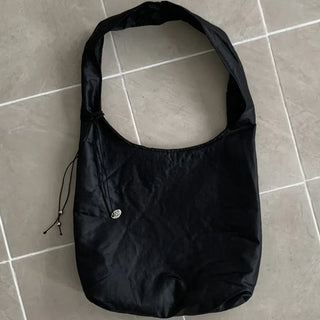 Pendant Nylon Big Shoulder Bag