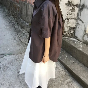 *High Quality/Made in Korea* Rye Summer Short Sleeve Shirt