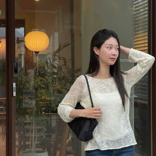 Regular Fit Plain Raglan Long Sleeve Daily