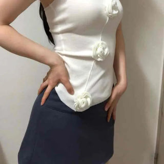 Layered A-line Daily Mini Skirt