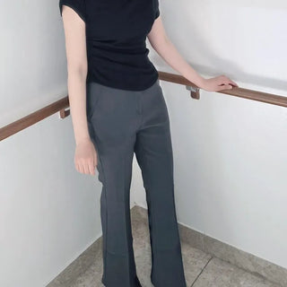 Center Line Straight Regular Fit Daily Office Slacks