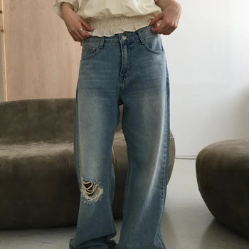 No Damage Denim Pants (1 color)