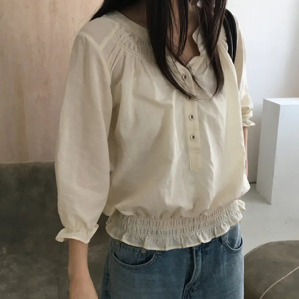 Veil Smoke Blouse (2 colors)