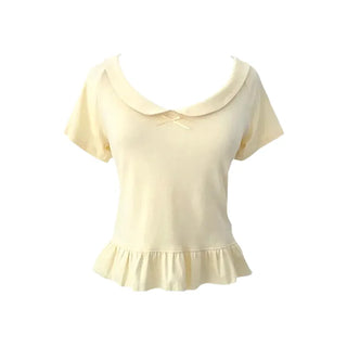 ribbon frill t(2colors)