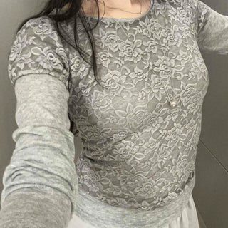 Flower Regular Fit Daily Short Sleeve T-shirt