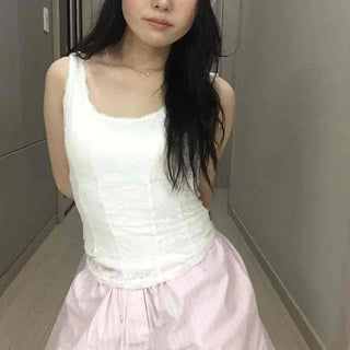 Striped Wide Loose Fit Daily Shorts
