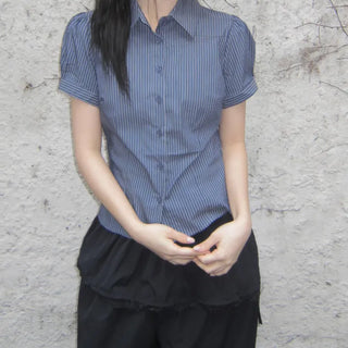 Rika Striped Short Sleeve Shirt