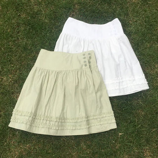 Lepin Frill Midi Skirt