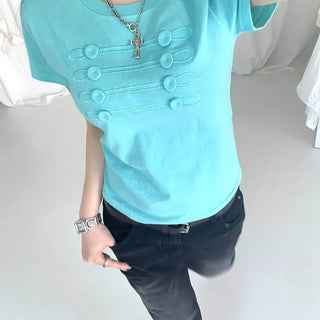 Tiny Hip Girl Napoleon Short Sleeve T-shirt (2 colors)