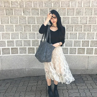 Ego Flower Canvas Tote Bag