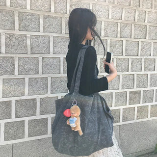 Ego Flower Canvas Tote Bag